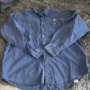 Vintage Orvis Painted Denim Fly fishing shirt